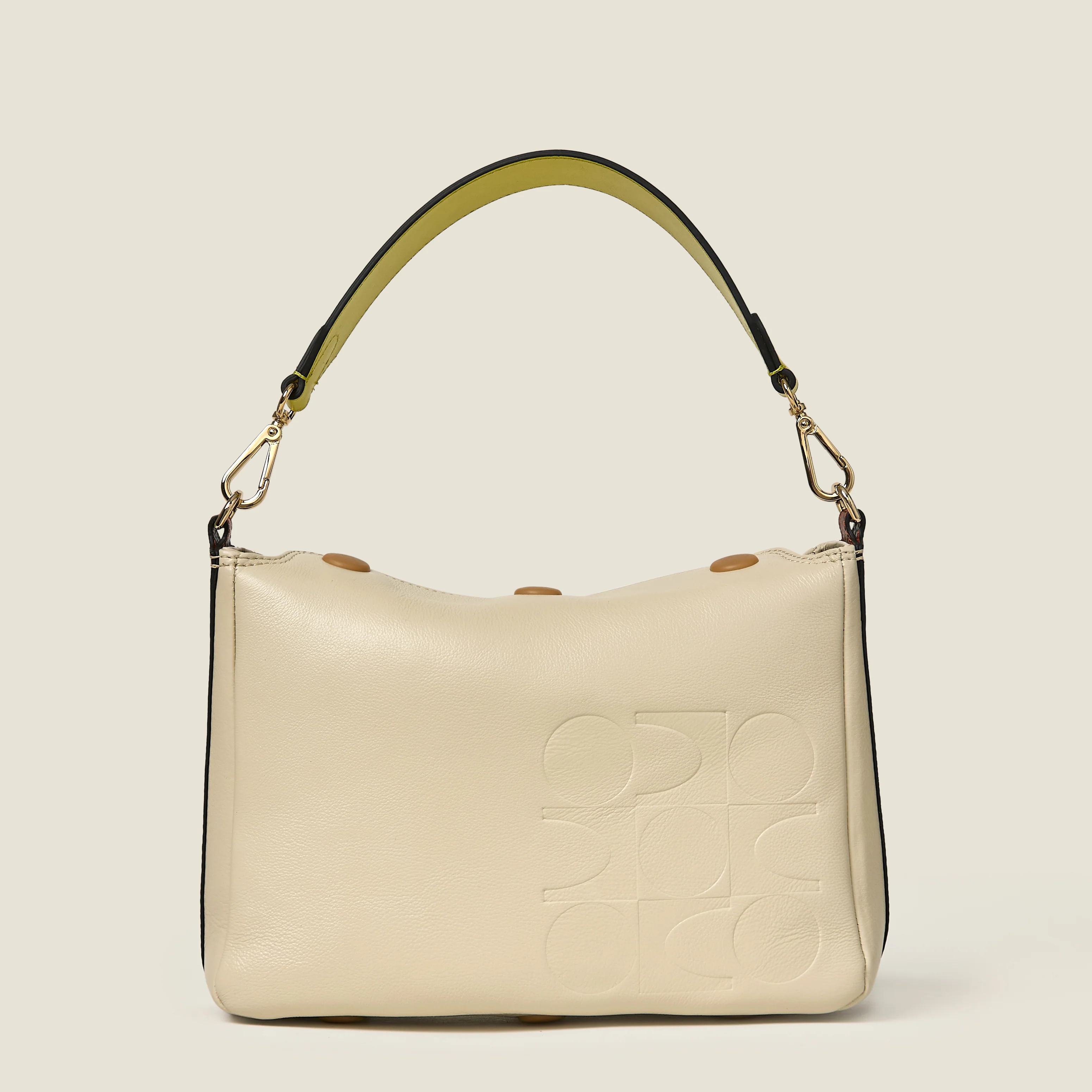 Small Softie Leather Shoulder Bag - White Creme - Image 3