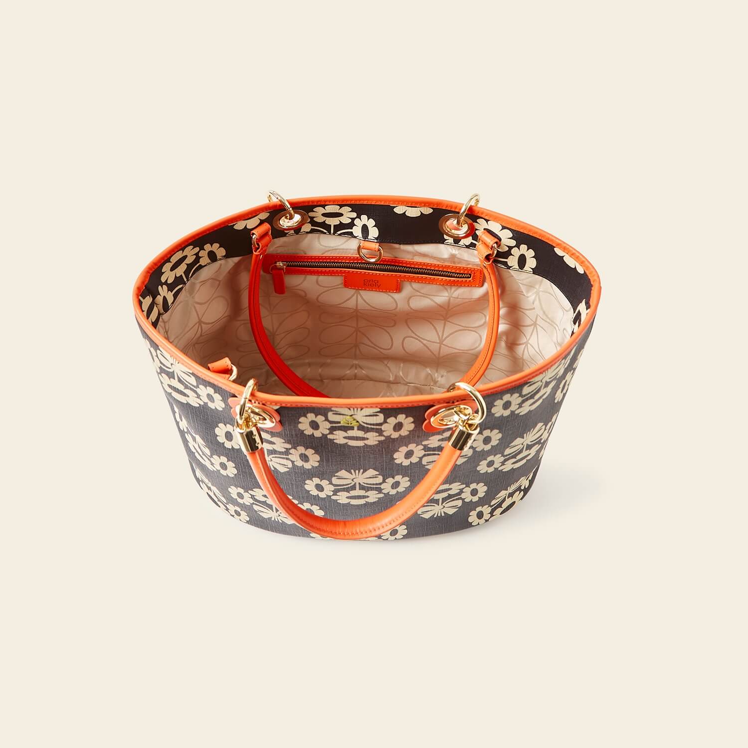 Smile Tote - Posey Flower Midnight - Image 5