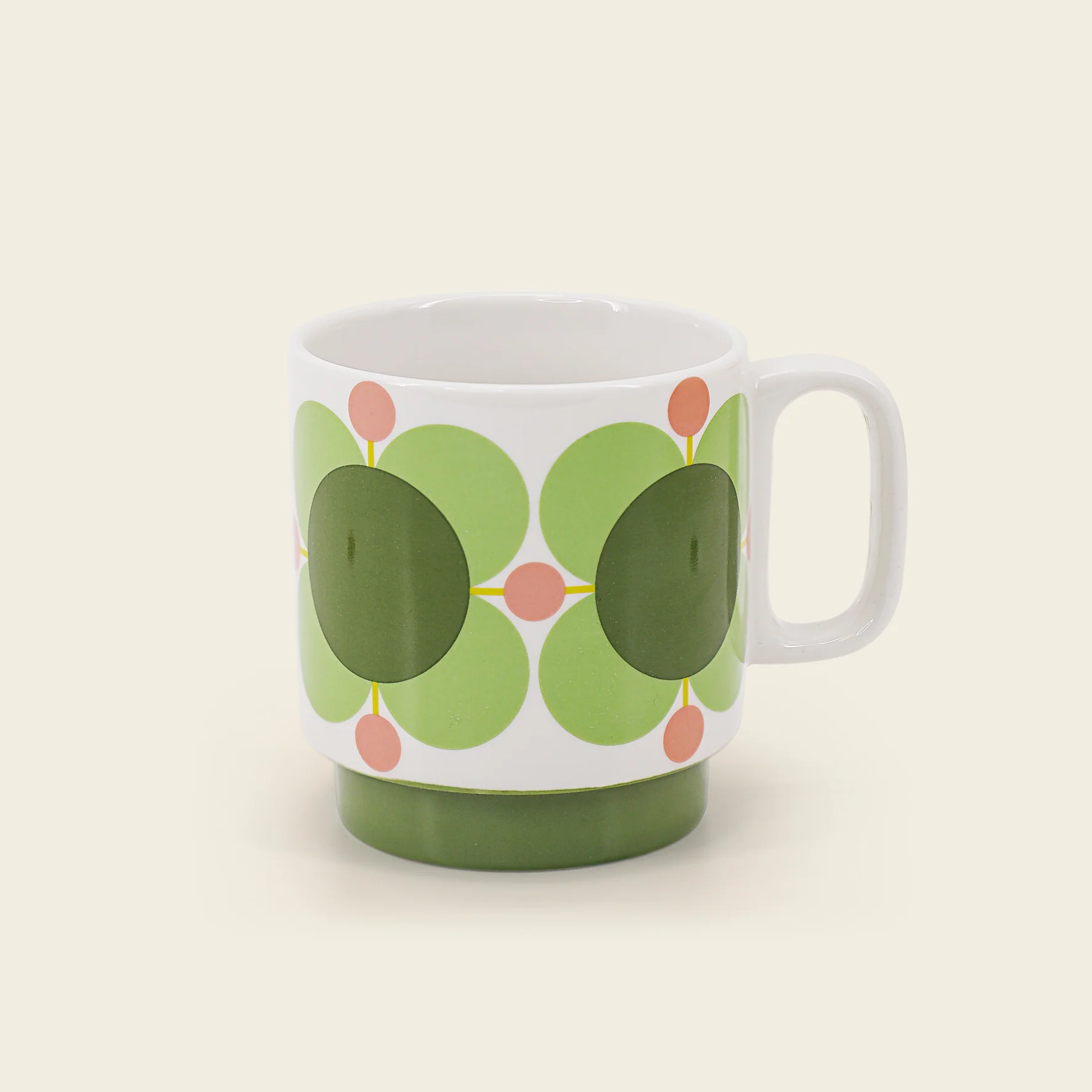 Stackable Large Mug Set of 6 - Atomic Flower - Image 2
