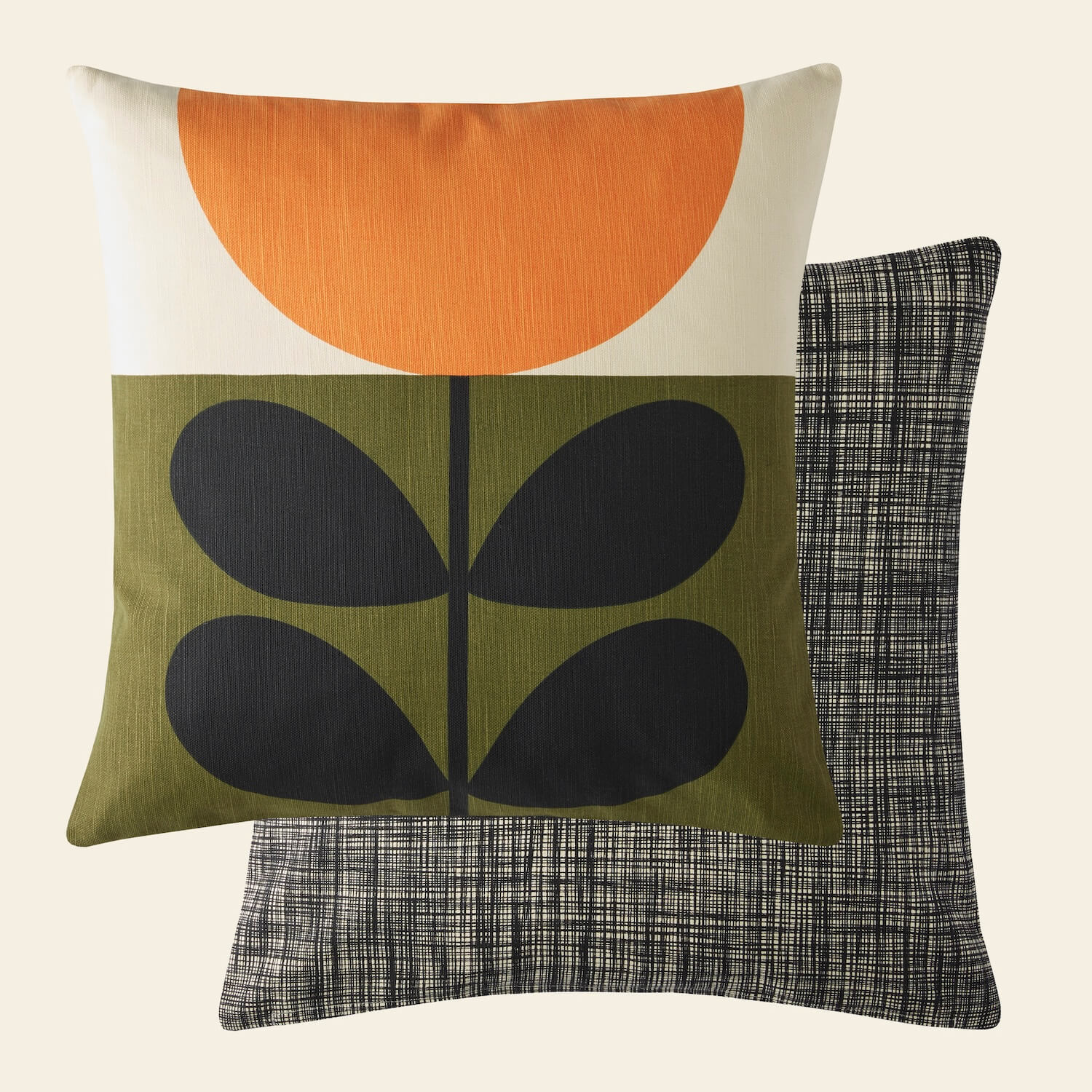 Sunflower Cushion - Orange - Image 4