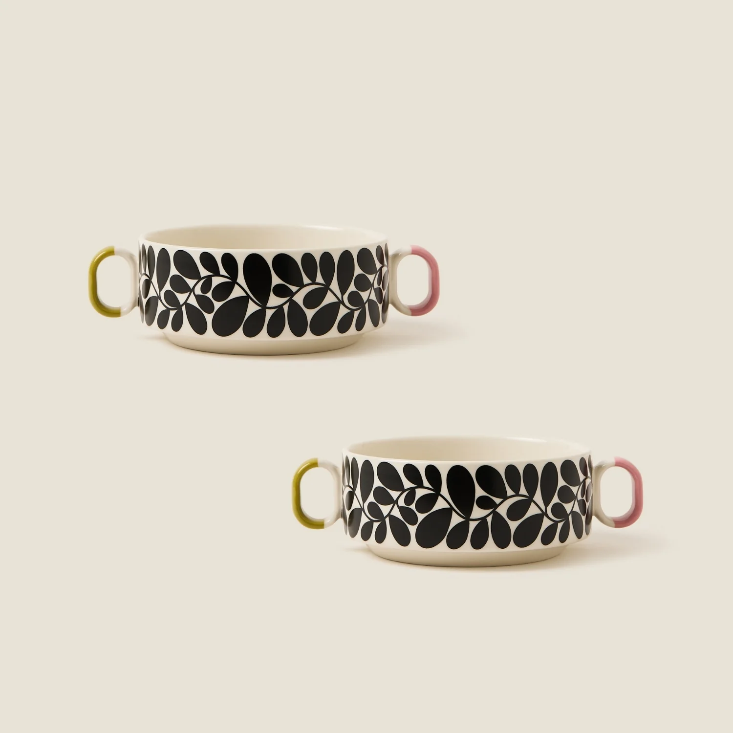 Sycamore Stripe Cereal Bowl - Set of 2 - Image 2