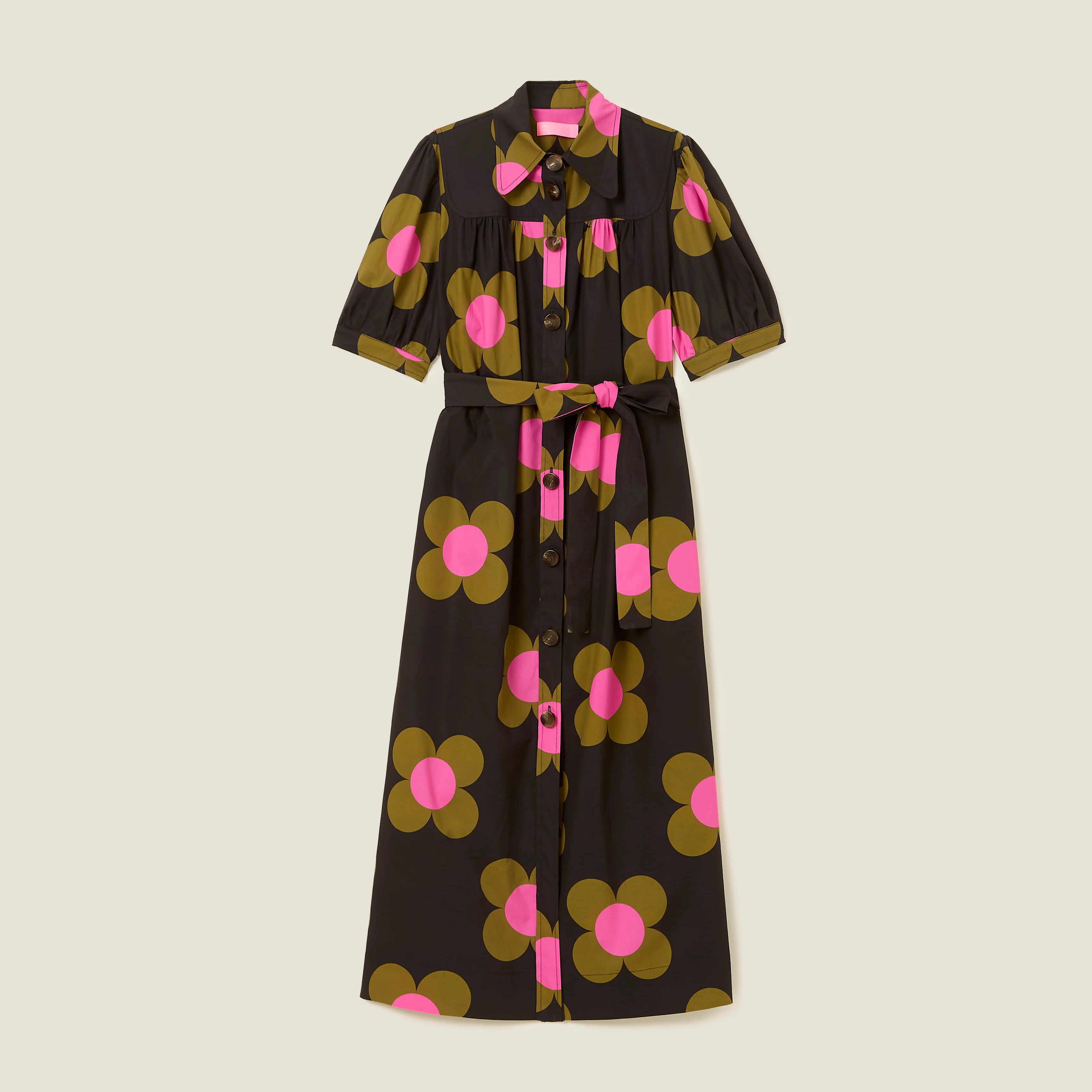 The Anna Shirt Dress - Giant Flower Spot - Image 2