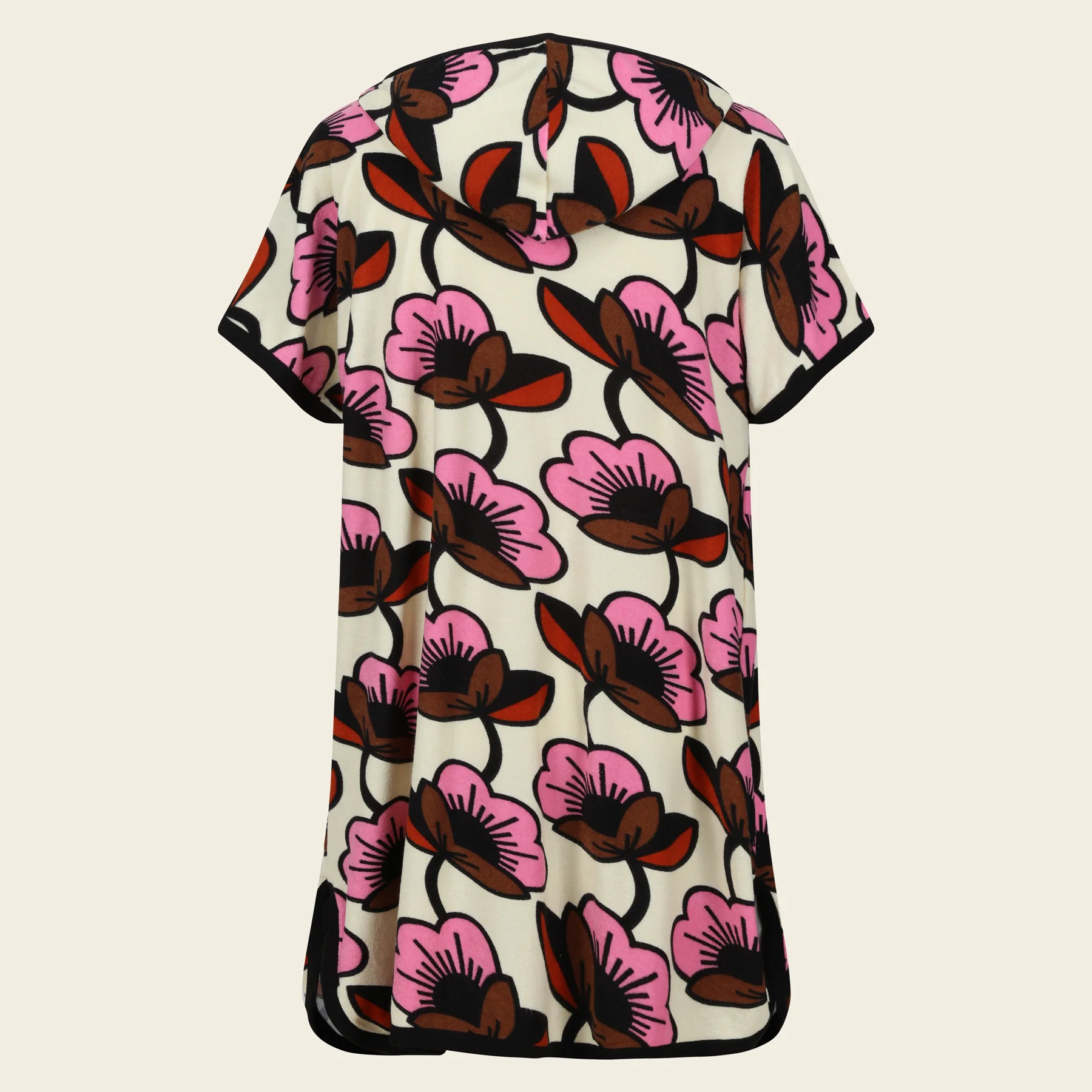 Towelling Dress Fuchsia - Image 4