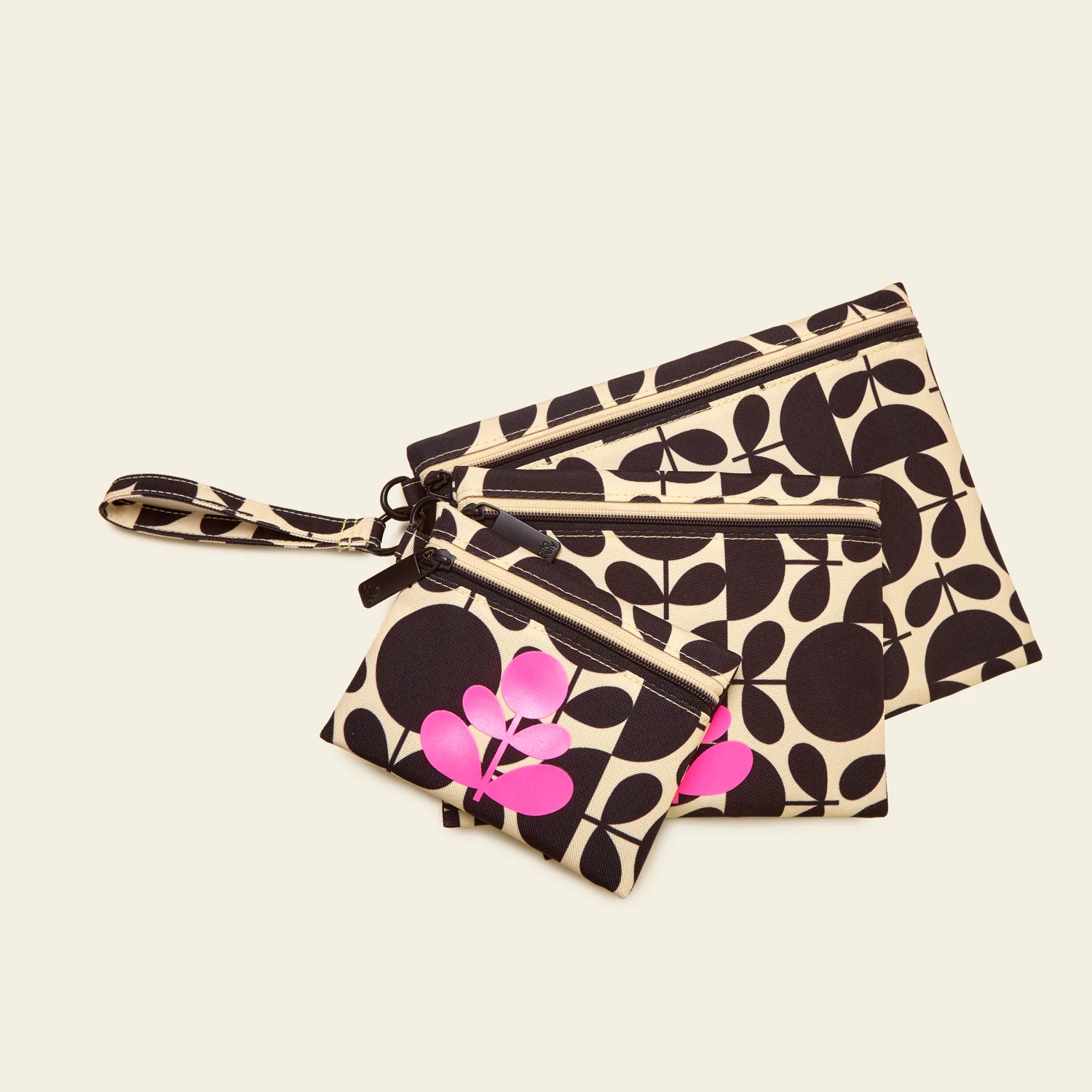 Triplet Set of 3 Pouches - Jigsaw Stem Jet - Image 3
