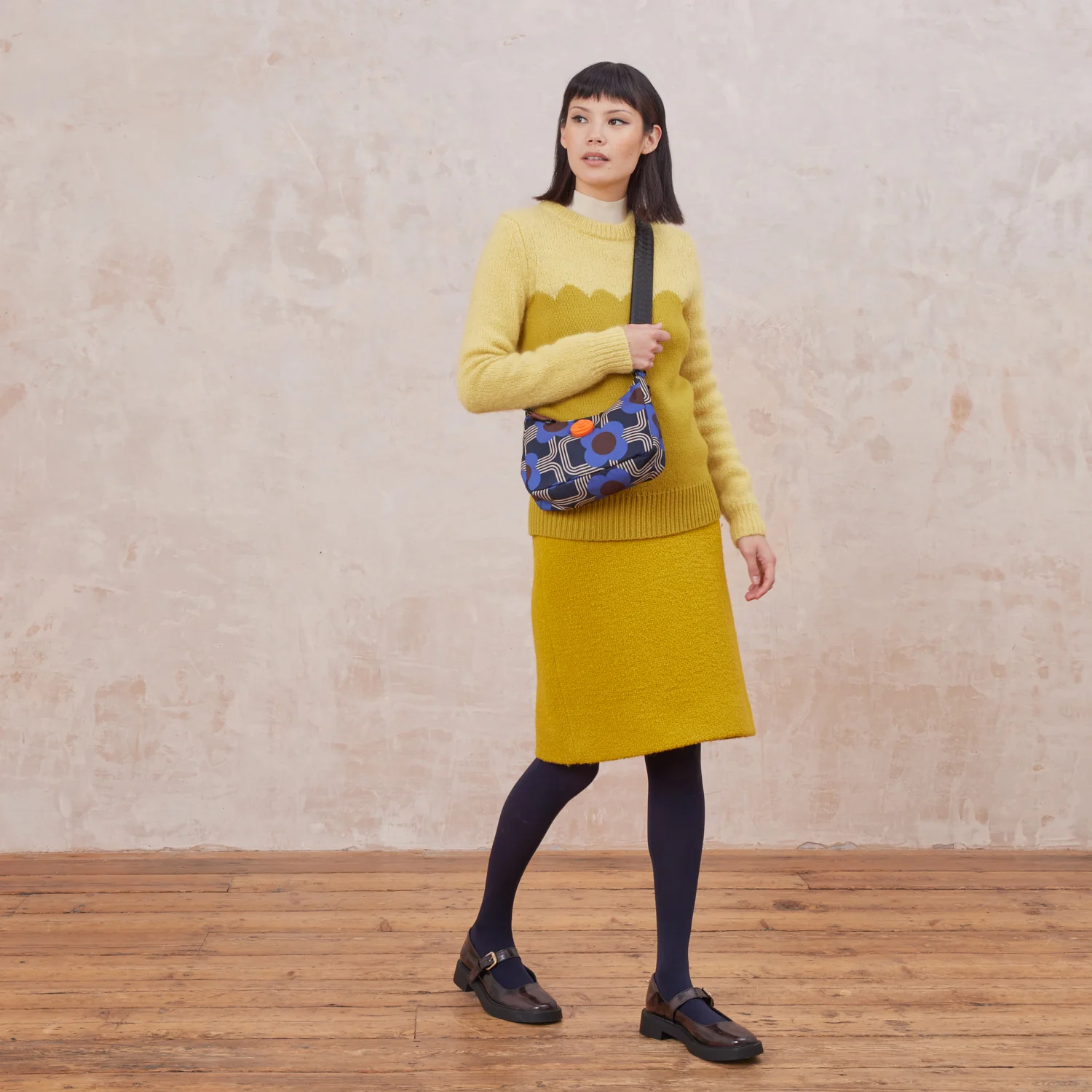Venn Mini Shoulder Bag - Electric Flora Cobalt - Image 7