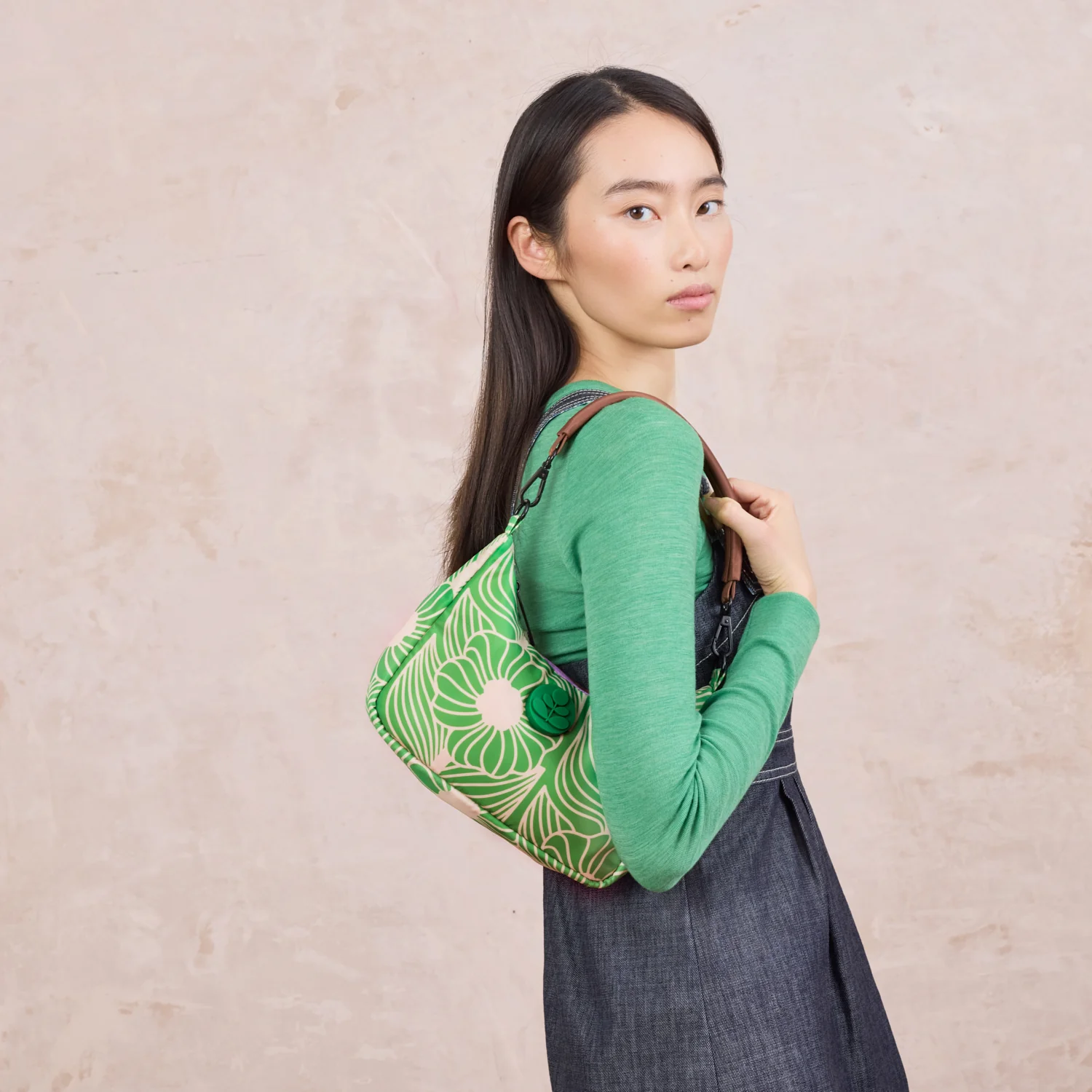 Venn Mini Shoulder Bag - Moonflower Spring Green - Image 3