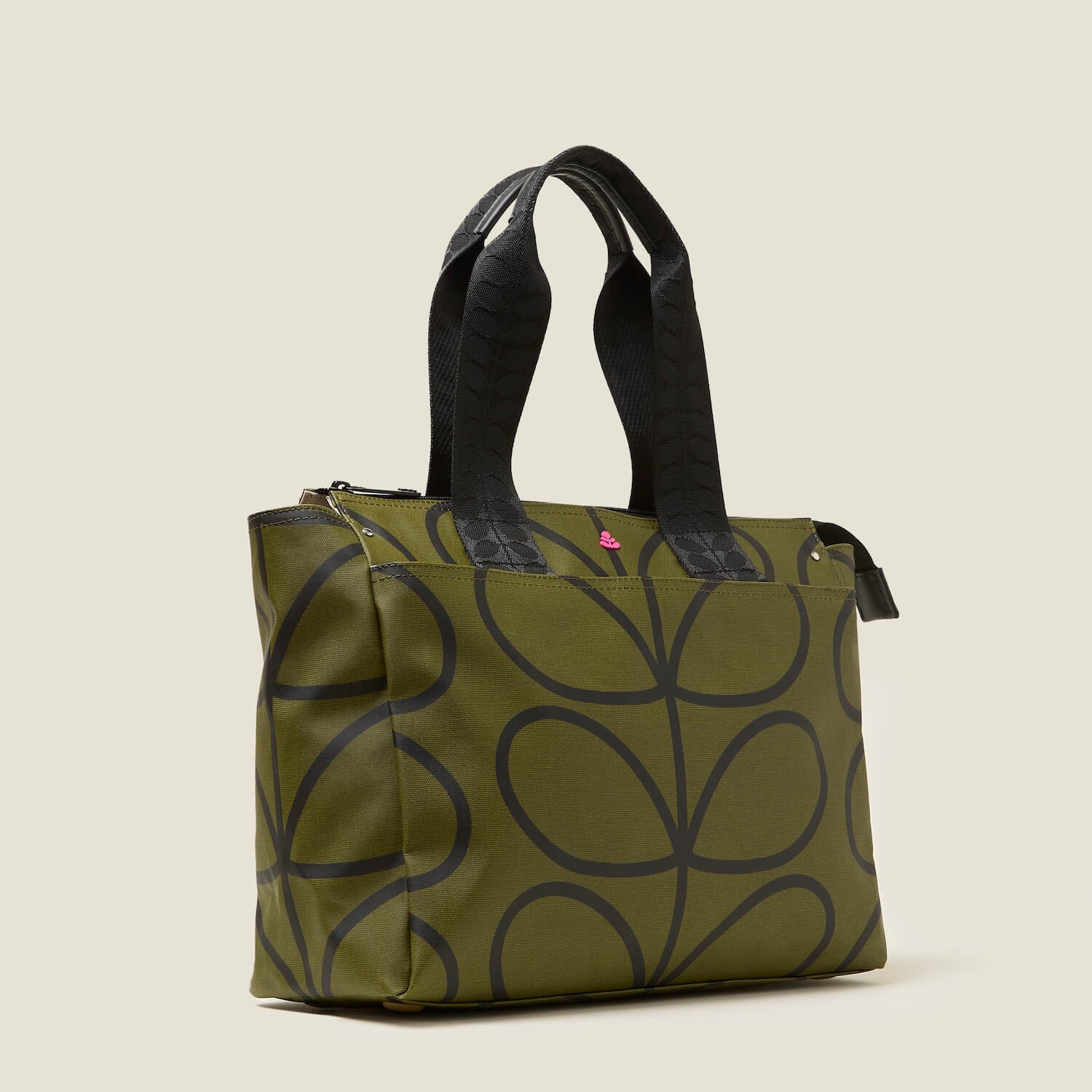 Walker Tote - Giant Linear Stem Olive - Image 3
