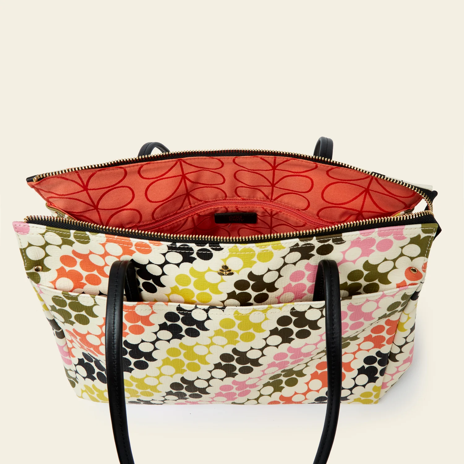 Watson Tote - Puzzle Flower Multi - Image 5