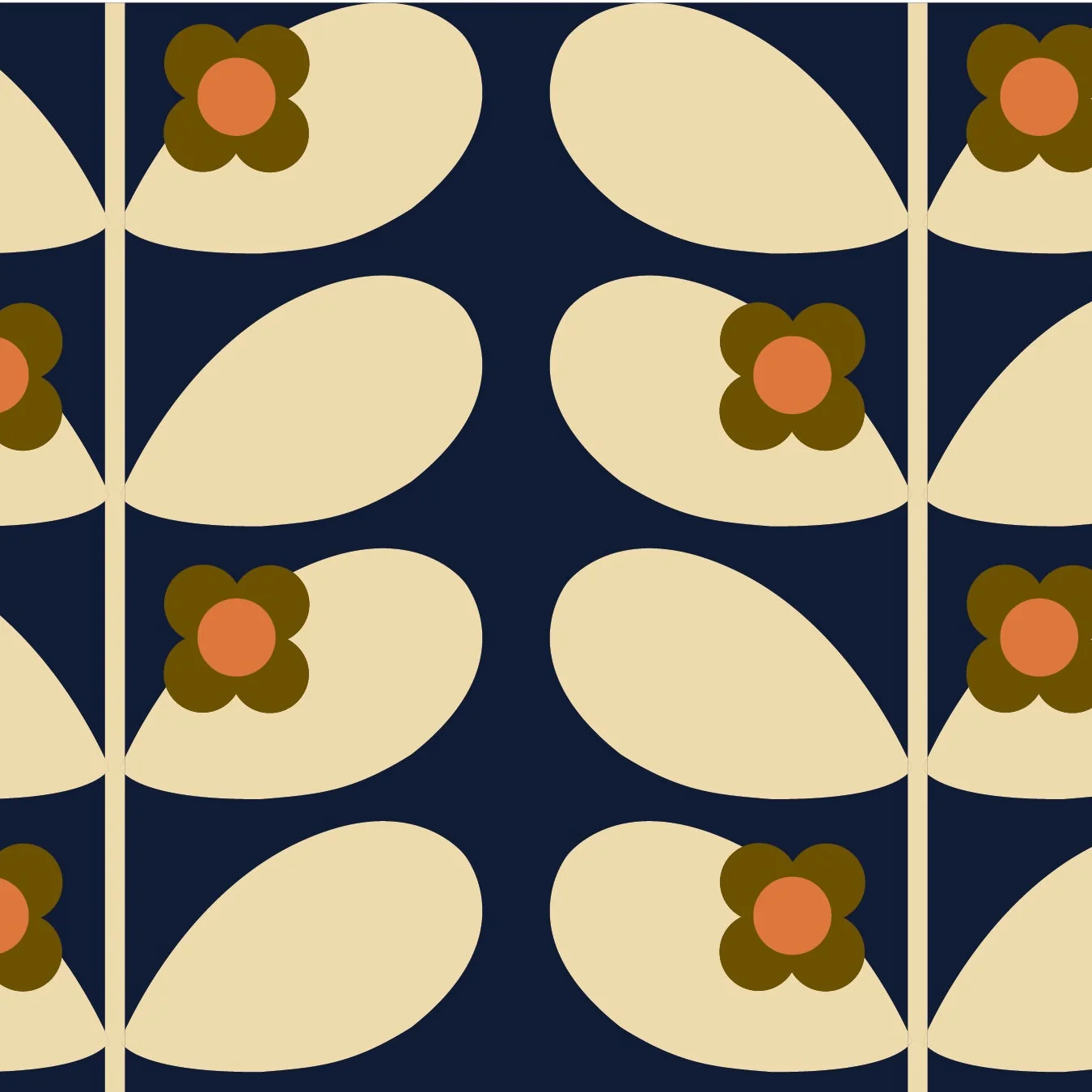 Wild Rose Midnight Wallpaper Sample