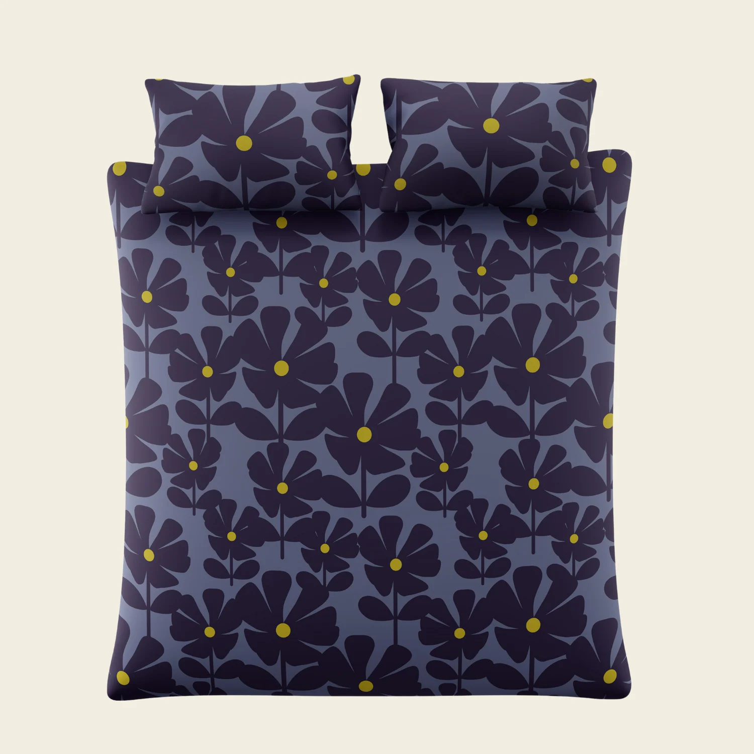 Wildflower Bed Linen Set - Indigo - Image 2